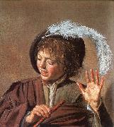 Frans Hals Singing Boy with a Flute oil on canvas